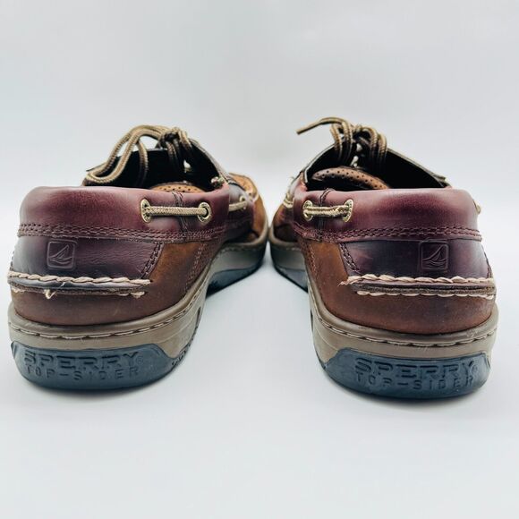 Sperry Shoes Mens 12 Brown Suede Boat Deck Loafers Slip On Casual Moccasins - Picture 7 of 11